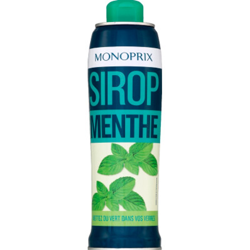 Monoprix Sirop de menthe à diluer 75cl