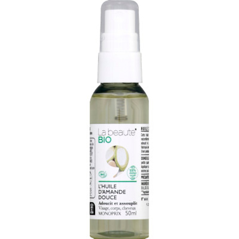 Monoprix La Beauté Bio L'Huile D'Amande Douce 50ml