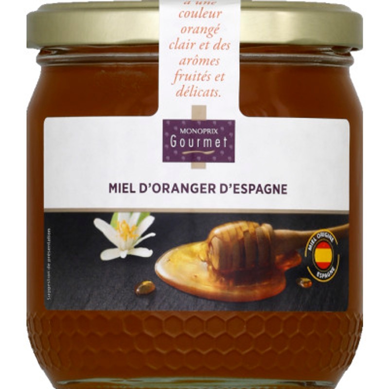 Monoprix Gourmet Miel d'oranger 500g
