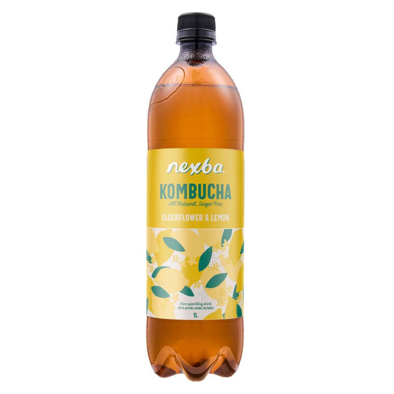 Nexba kombucha Fleur de sureau citron 1L