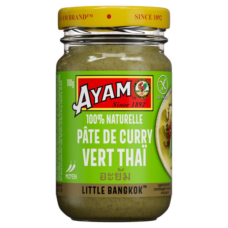 Ayam Thaïlande Pâte de Curry Vert 100g