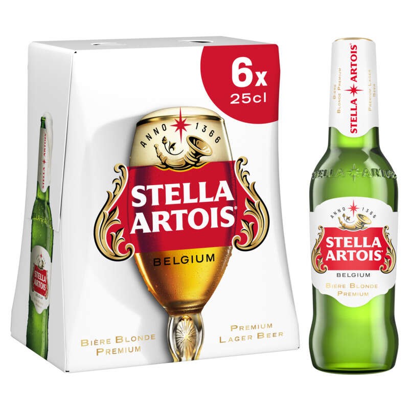 Stella Artois Bière 6x25cl