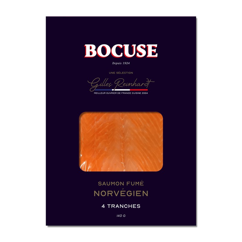 Bocuse Saumon Fumé Norvégien x4 Tranches 140g