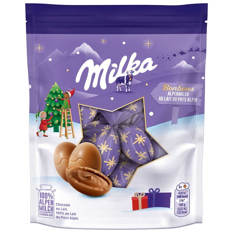 Milka Bonbons De Noel Lait 86g