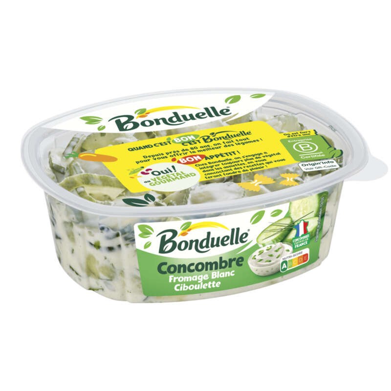 Bonduelle Concombres au Fromage Blanc & Ciboulette 320g
