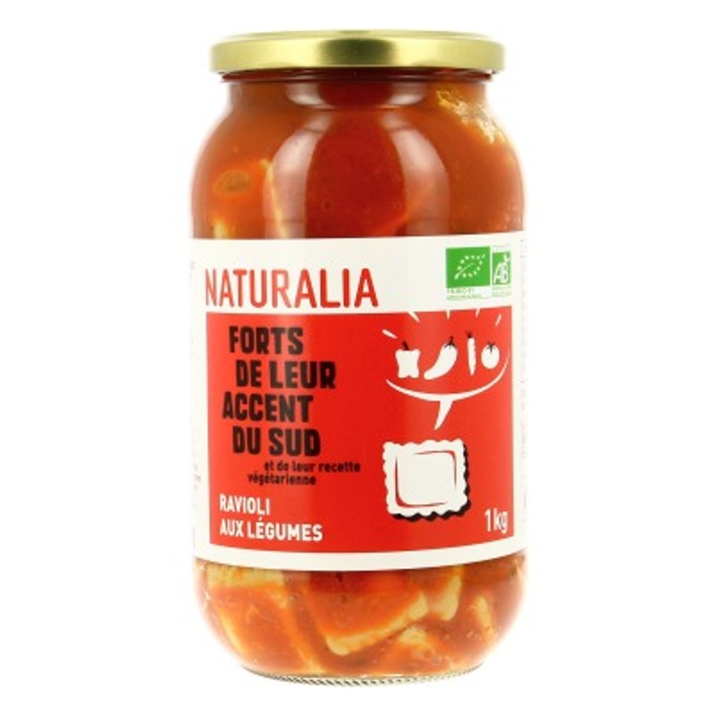 Naturalia Ravioli aux Légumes Bio 1kg