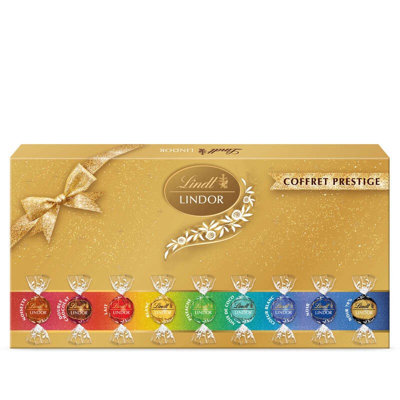 Lindt Lindor assortiment édition rainbow 445g