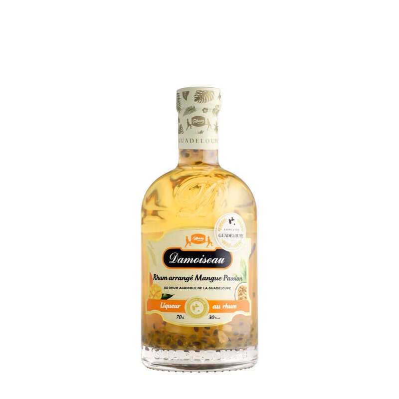 Damoiseau Rhum Arrangé Mangue Passion Avec Fruits 30° Bouteille 70Cl
