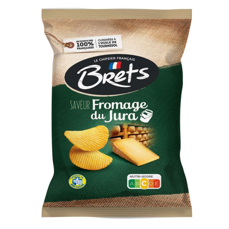 Brets Chips au Fromage du Jura 125g