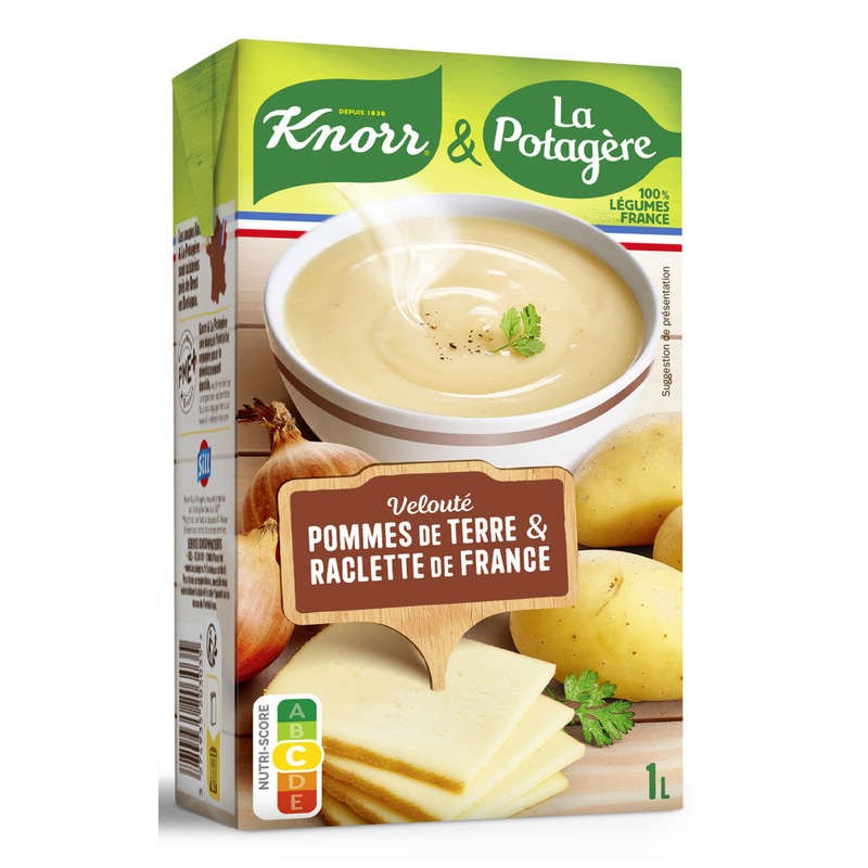 Knorr & La Potagère Velouté De Pommes De Terre Au Fromage À Raclette 1L