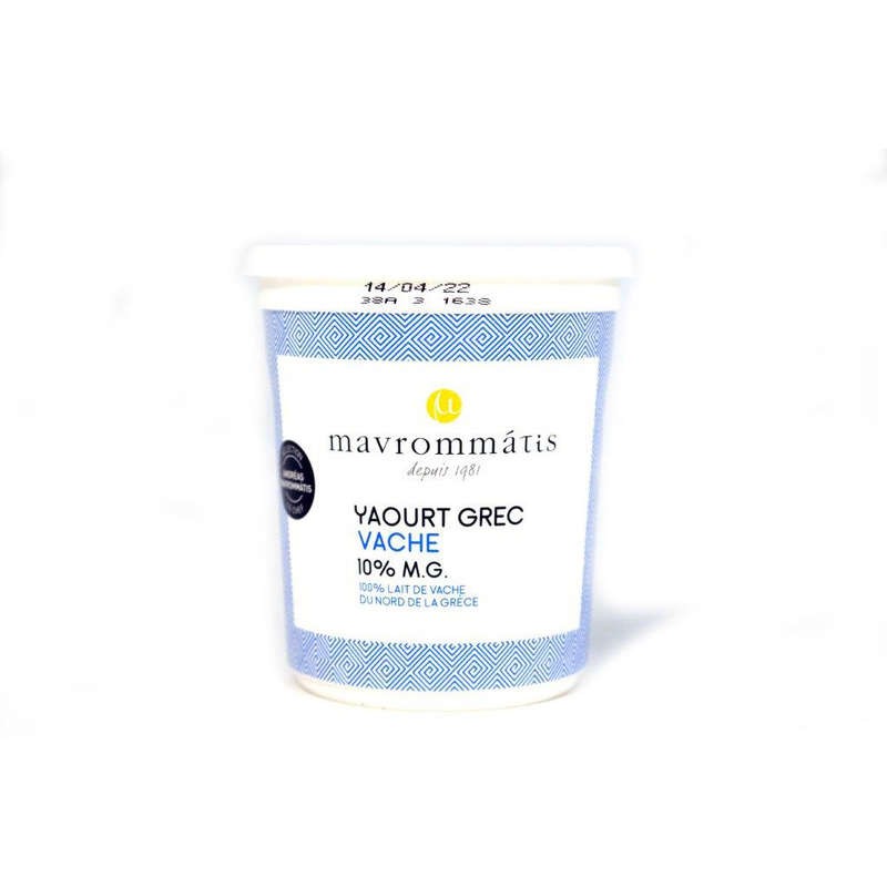 Mavrommatis Yaourt Grec Au Lait De Vache 10% de Mg 1kg