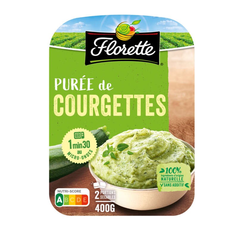 Florette Purée de courgette 2x200g