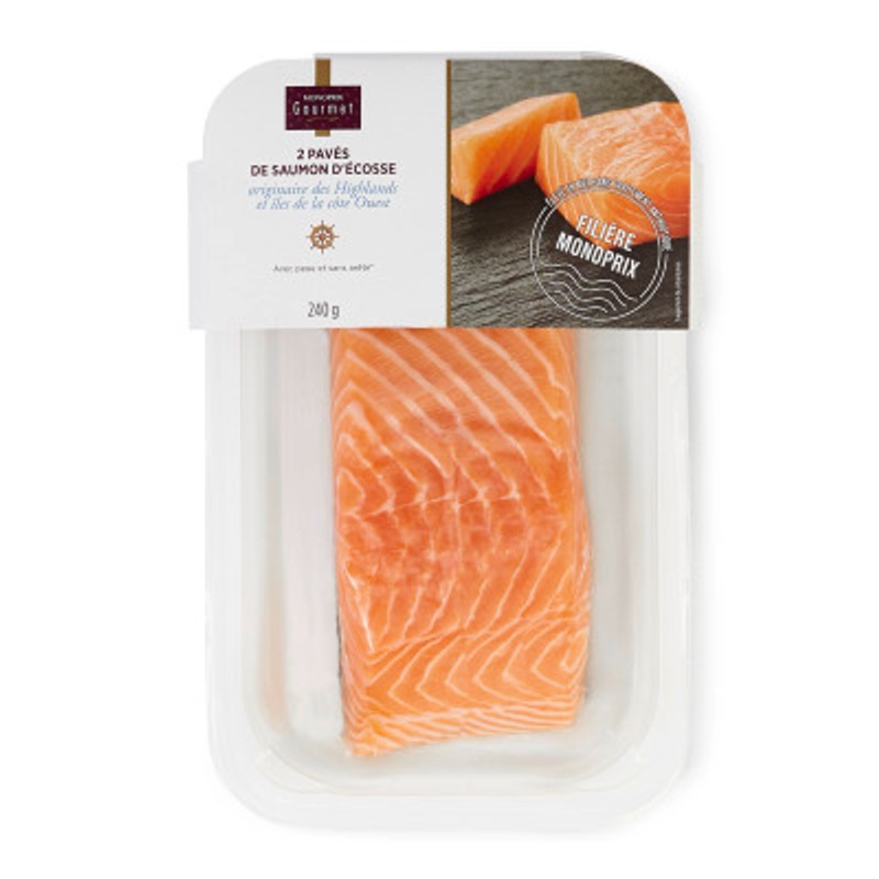 Monoprix Gourmet Pavé Saumon d’Ecosse 240g