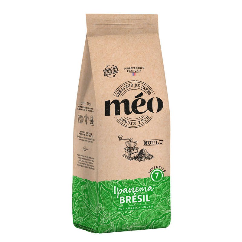 Meo Café moulu Ipanema Brésil Sachet recyclable 250g