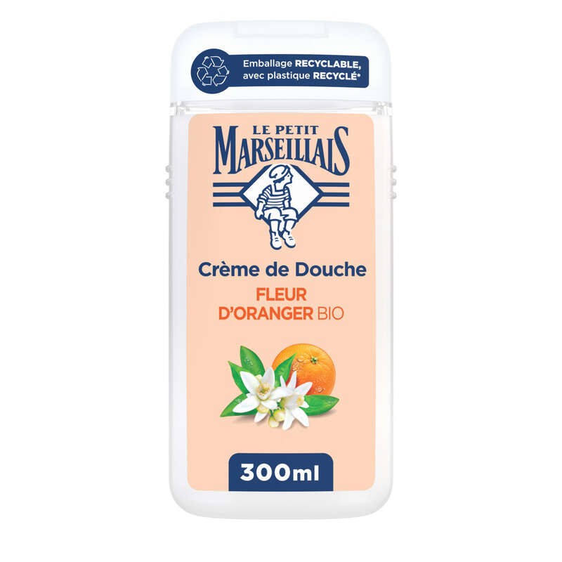 Le Petit Marseillais Crème de douche extra doux Fleur d’oranger Bio 300ml