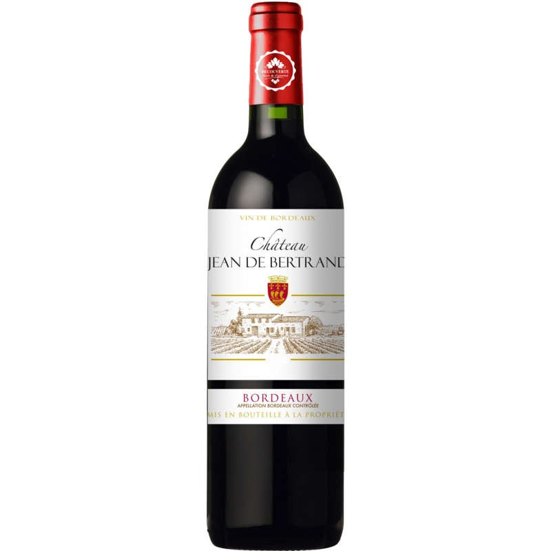 Château Jean De Bertrand Bordeaux Aop, Rouge 75cl
