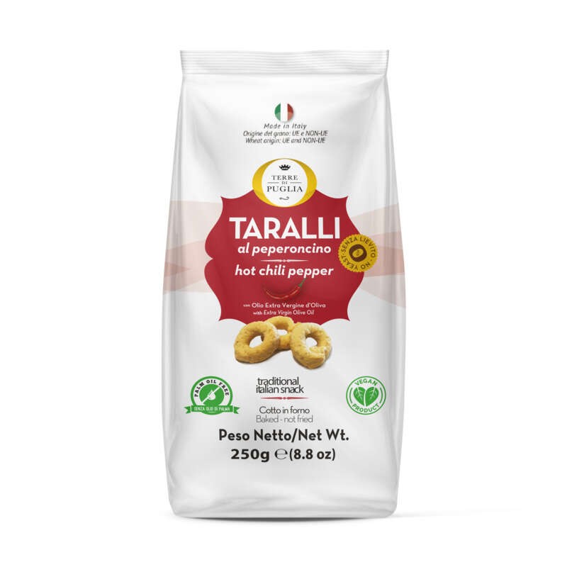 Terra Di Puglia Taralli Au Piment 250g
