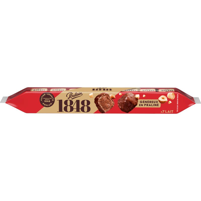 Poulain Rocher lait 7x32g