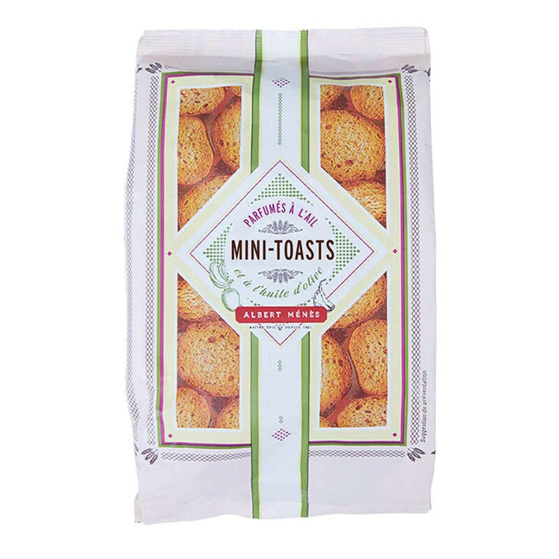 Albert Ménès Croûtons À L'Arôme Naturel D'Ail Et À L'Huile D'Olive 100g