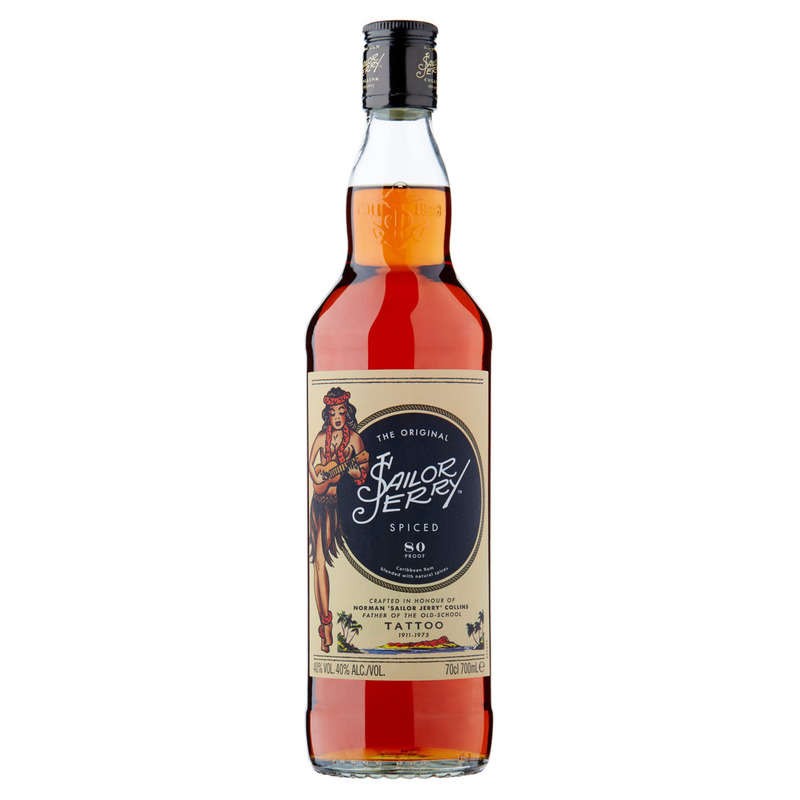Sailor Jerry Rhum caribéen épicé 70cl