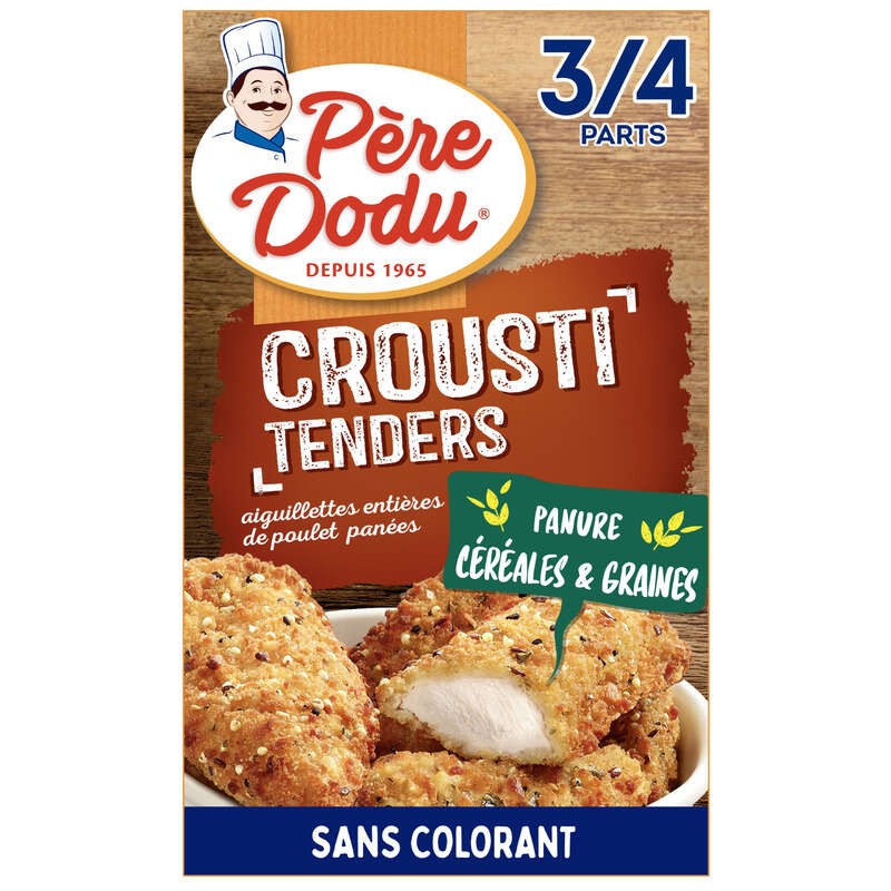 Père Dodu Crousti’ Tenders Graines poulet 380g