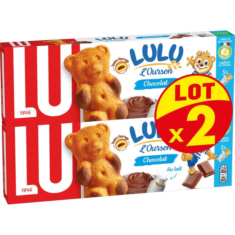 Lulu Ourson 2X150G Choco