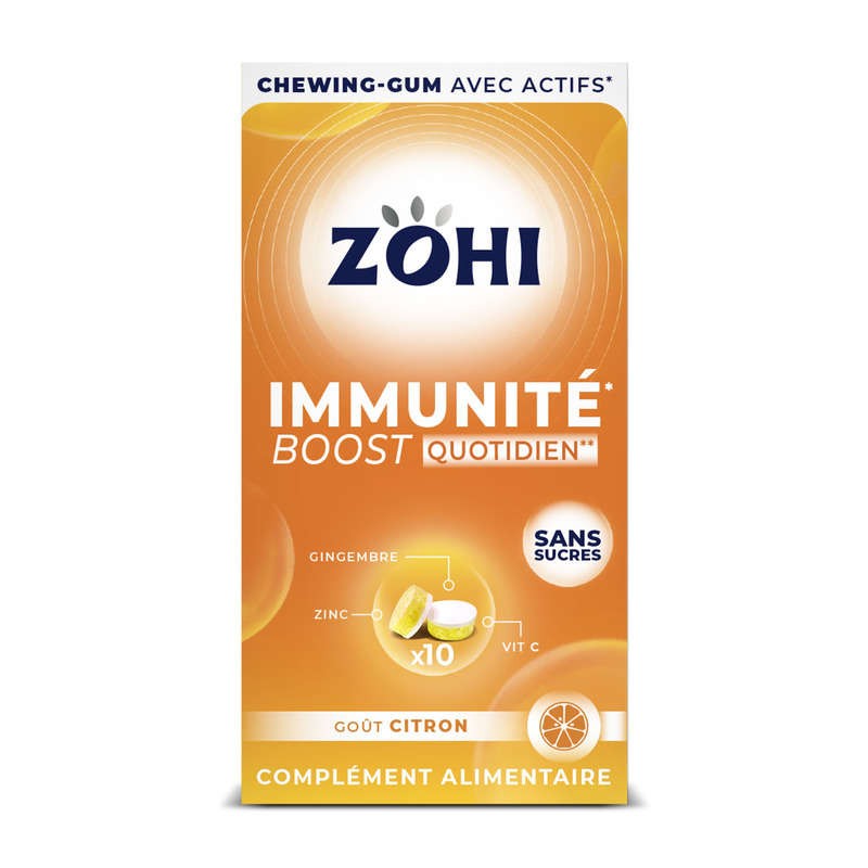 Zohi Chewing-Gum Au Citron Pour L'Immunité x10
