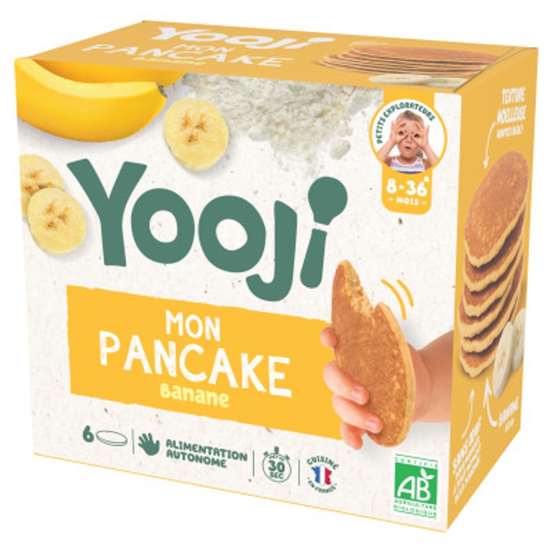 Yooji Mon Pancake Banane Bio 8-36 Mois 120g