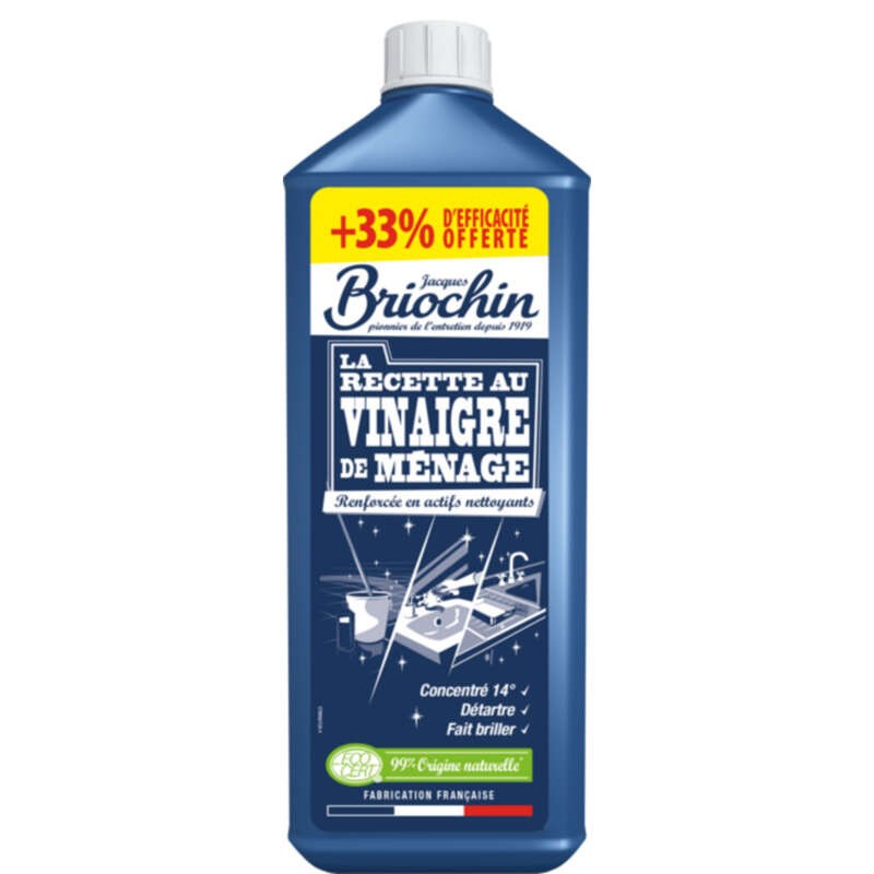 Briochin Vinaigre de ménage Ecocert 1L +33% gratuit