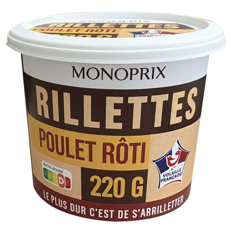 Monoprix Rillettes de Poulet 220g