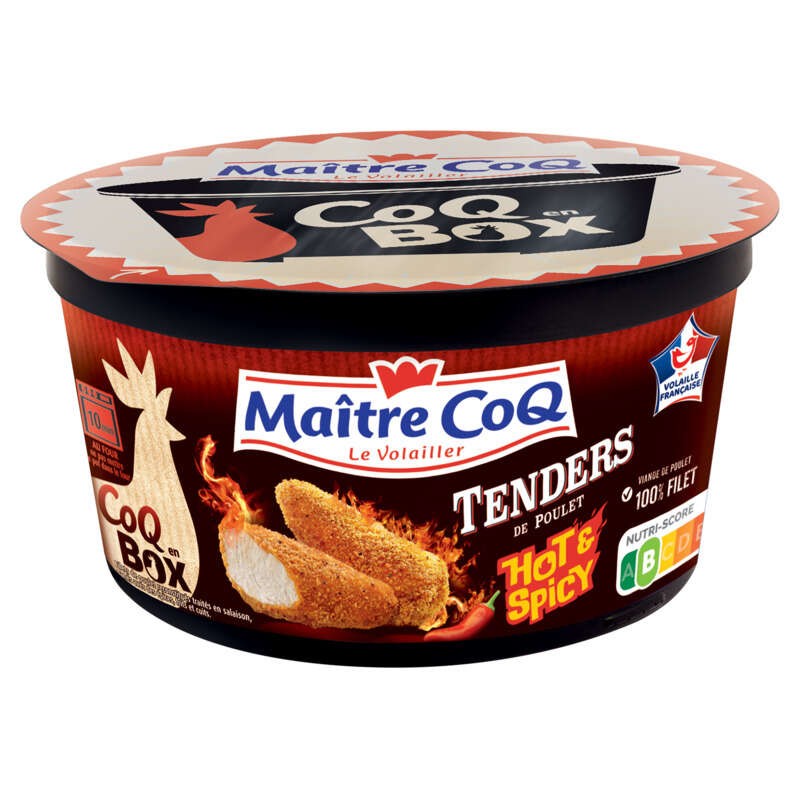 Maitre Coq Tenders de filet de poulet en hot/spicy 380g
