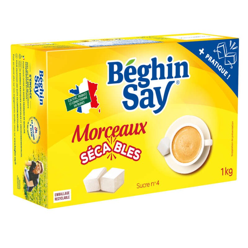 Beghin Say Sucre En Morceaux 1kg