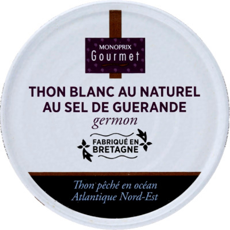 Monoprix Gourmet Thon Blanc Au Naturel 160g