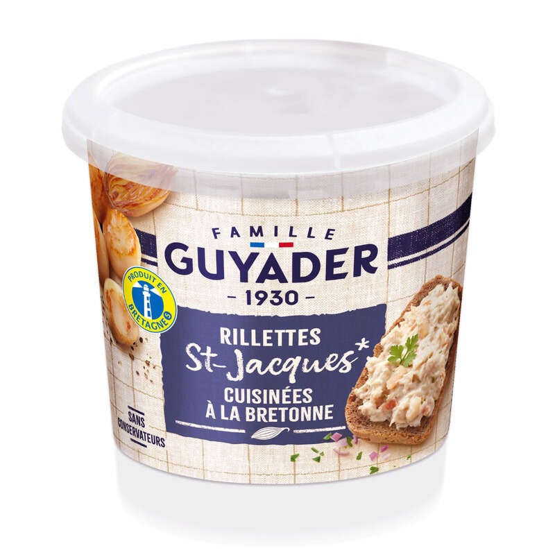 Guyader Rillettes aux Saint Jacques à la Bretonne 120g