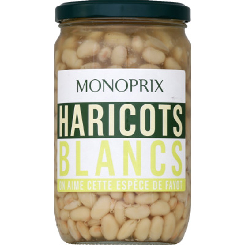 Monoprix Haricots Blancs 395g