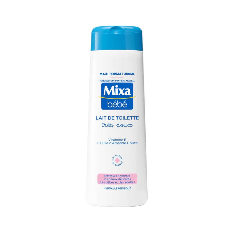 Mixa Bébé Lait de Toilette Très Doux 300ml