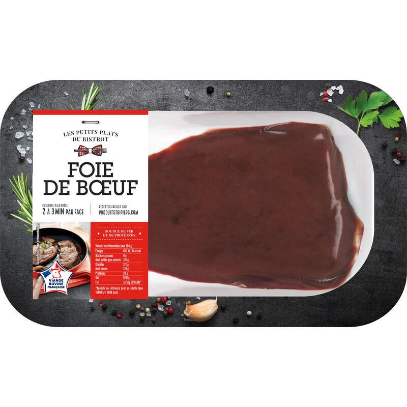 Socopa UVCI Foie de Bœuf x2 140g