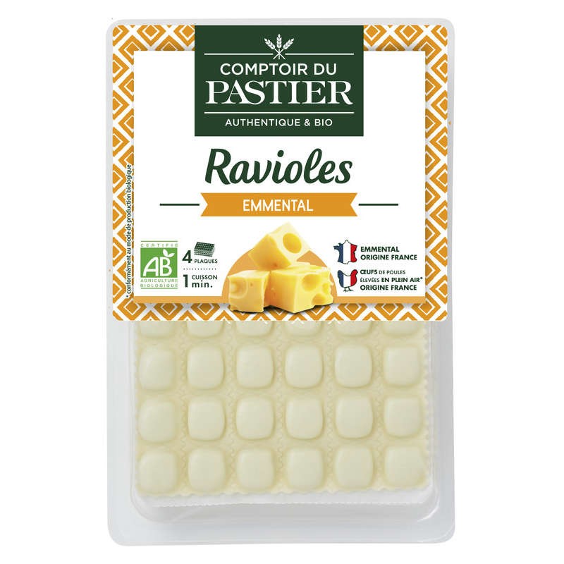 Comptoir Du Pastier Ravioles Bio Emmental 240g