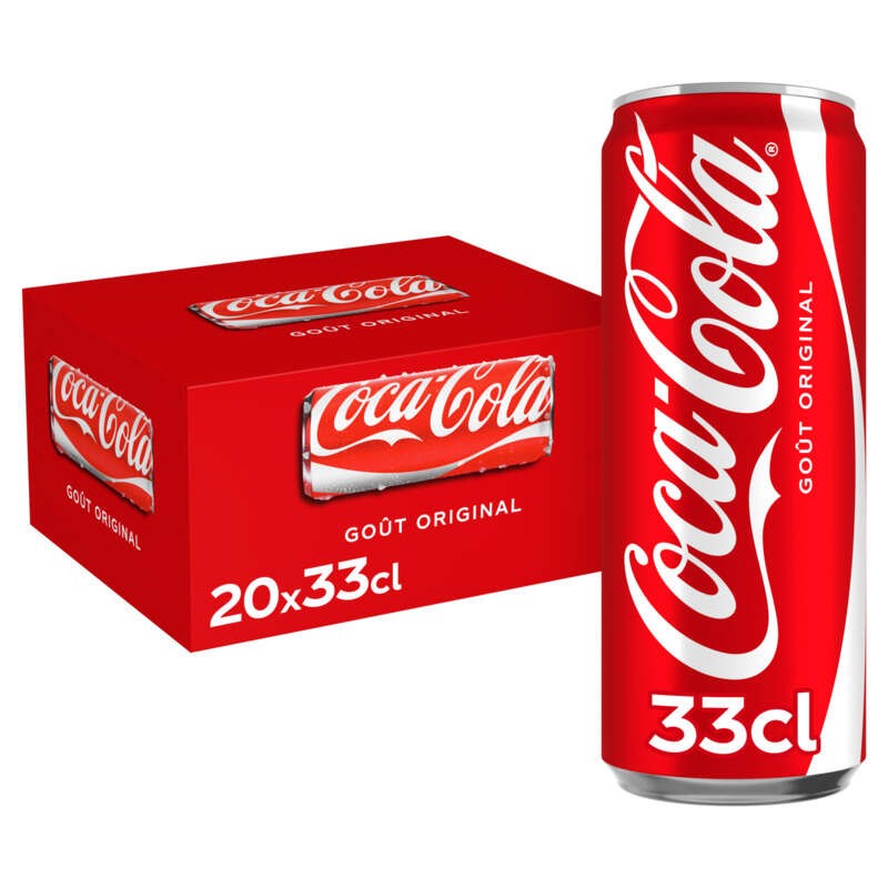 Coca-Cola Sleek Boite 20x33cl