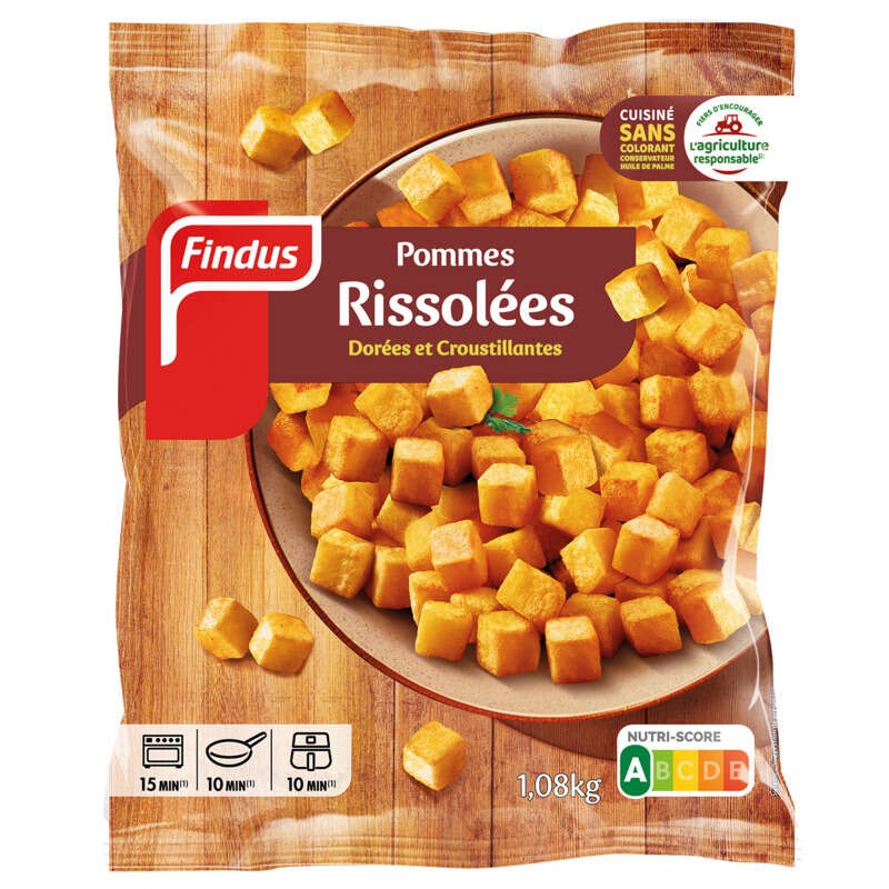 Findus Pommes de Terre Rissolées 1,08kg