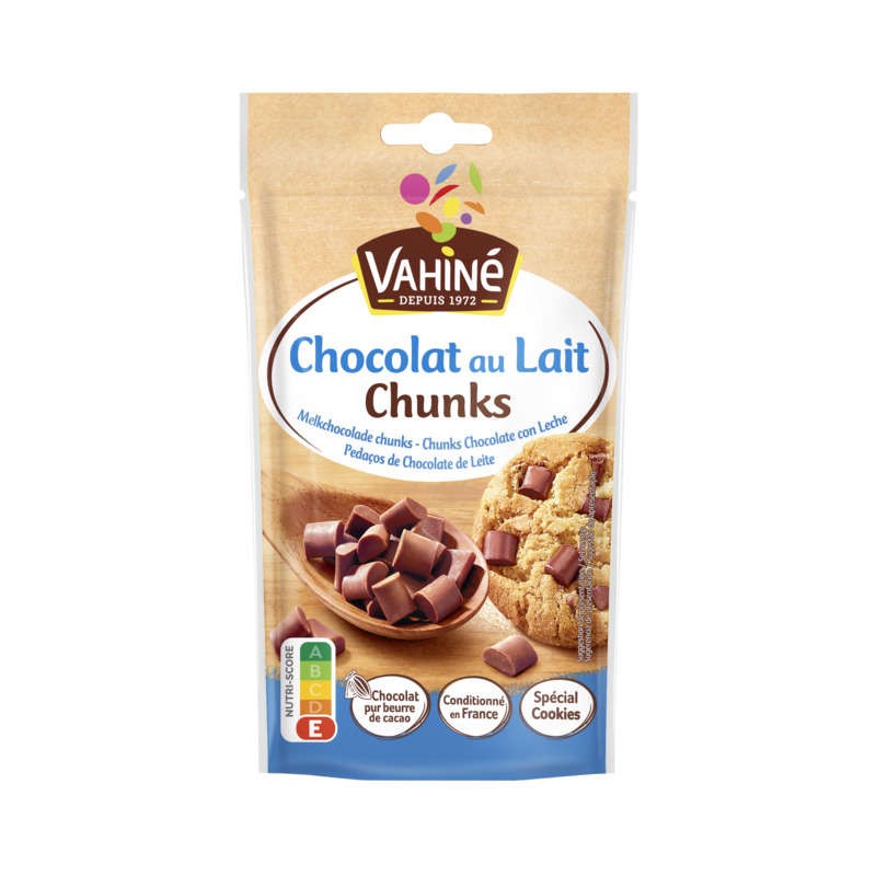 Vahiné Maxi Pépites De Chocolat Au Lait 100g