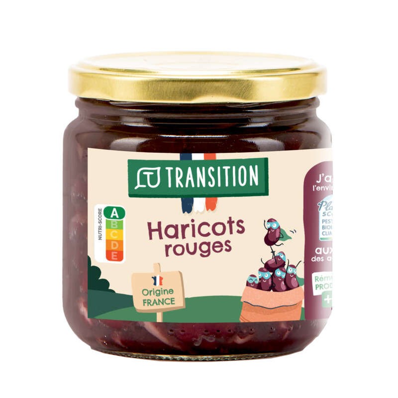 Transition Haricots Rouges cuits - conversion Bio 265g