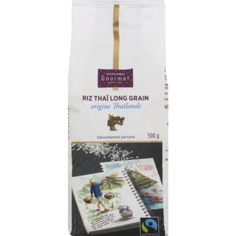 Monoprix Gourmet Riz Long Grain, Origine Thaïlande 500g