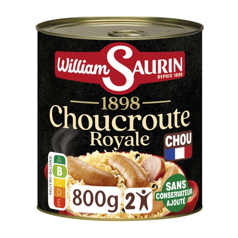 William Saurin Choucroute Royale 1898 800g