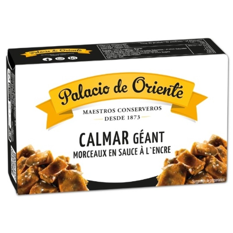 Palacio de Oriente Calmar Sauce à l'encre 115g