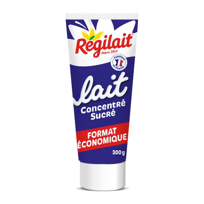 Régilait Lait Concentré Sucré Entier Tube 300g