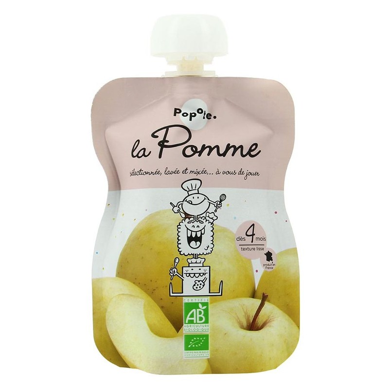 Popote La Pomme Dès 4 Mois 120g