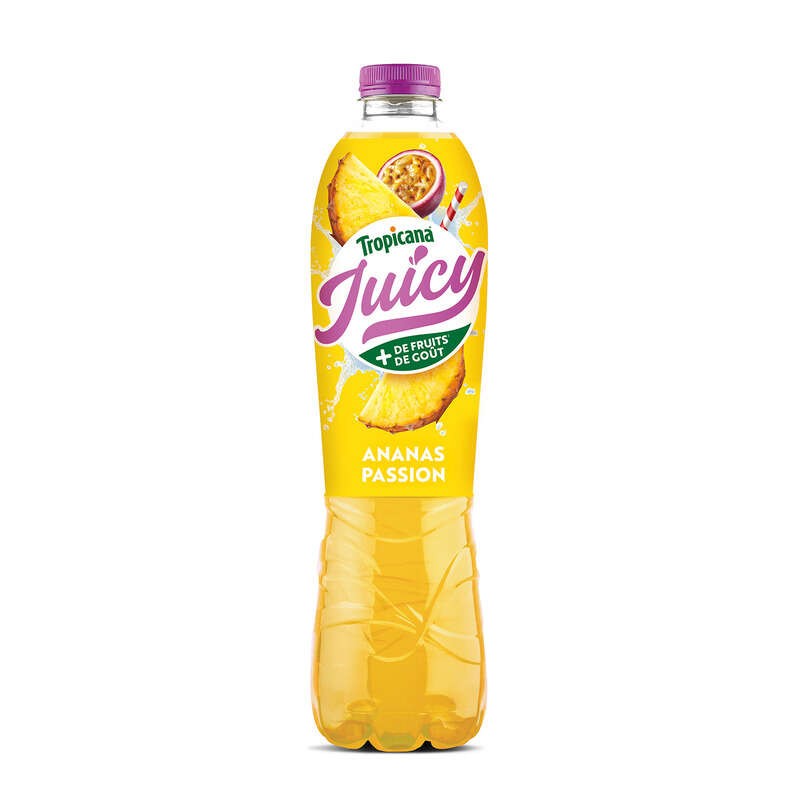 Topicana Juicy Boisson aux fruits Ananas Passion 1,5L