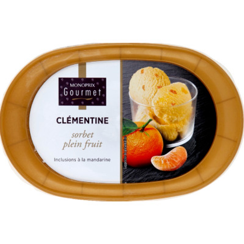 Monoprix Gourmet Sorbet plein fruit 325g
