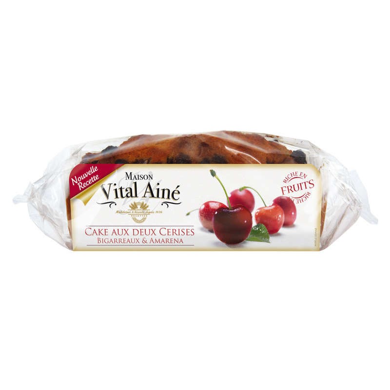 Maison Vital Ainé Cake aux 2 Cerises 340g